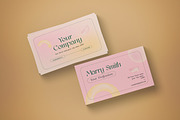 Aesthetic Business Cards, a Business Card Template by graphicook (Thumbnail 3 of 3)