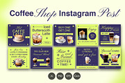 Coffee Shop Instagram  Post, a Social Media Template by Jiwstudio (Thumbnail 2 of 4)