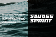 Regal - Bold Sport Display Font, a Sans Serif Font by Vroz Studio (Thumbnail 6 of 8)