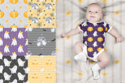 WATERCOLOR HALLOWEEN KIDS PATTERNS, a Pattern Graphic by alia.kurianova (Thumbnail 2 of 6)