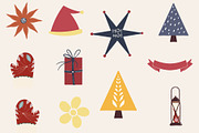 Retro Christmas Sublimation Bundle, a Decorative Illustration by ClipArtTime (Thumbnail 4 of 4)