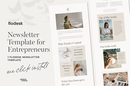 Flodesk Weekly Newsletter Template