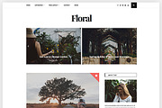 Floral - Personal WP Blog Theme, a WordPress Template by GretaThemes (Thumbnail 2 of 7)