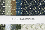 Neutral Botanicals Florals & Leaves, a Work Illustration by Momo Studio (Thumbnail 7 of 16)