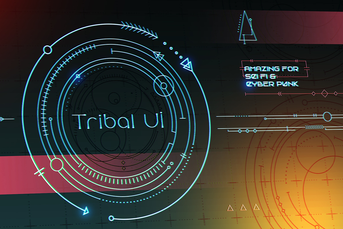 Tribal UI Set, an Object Illustration by Olga Ryzychenko (Photo 13 of 13)