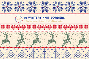 Ugly Sweater Christmas Font Bundle