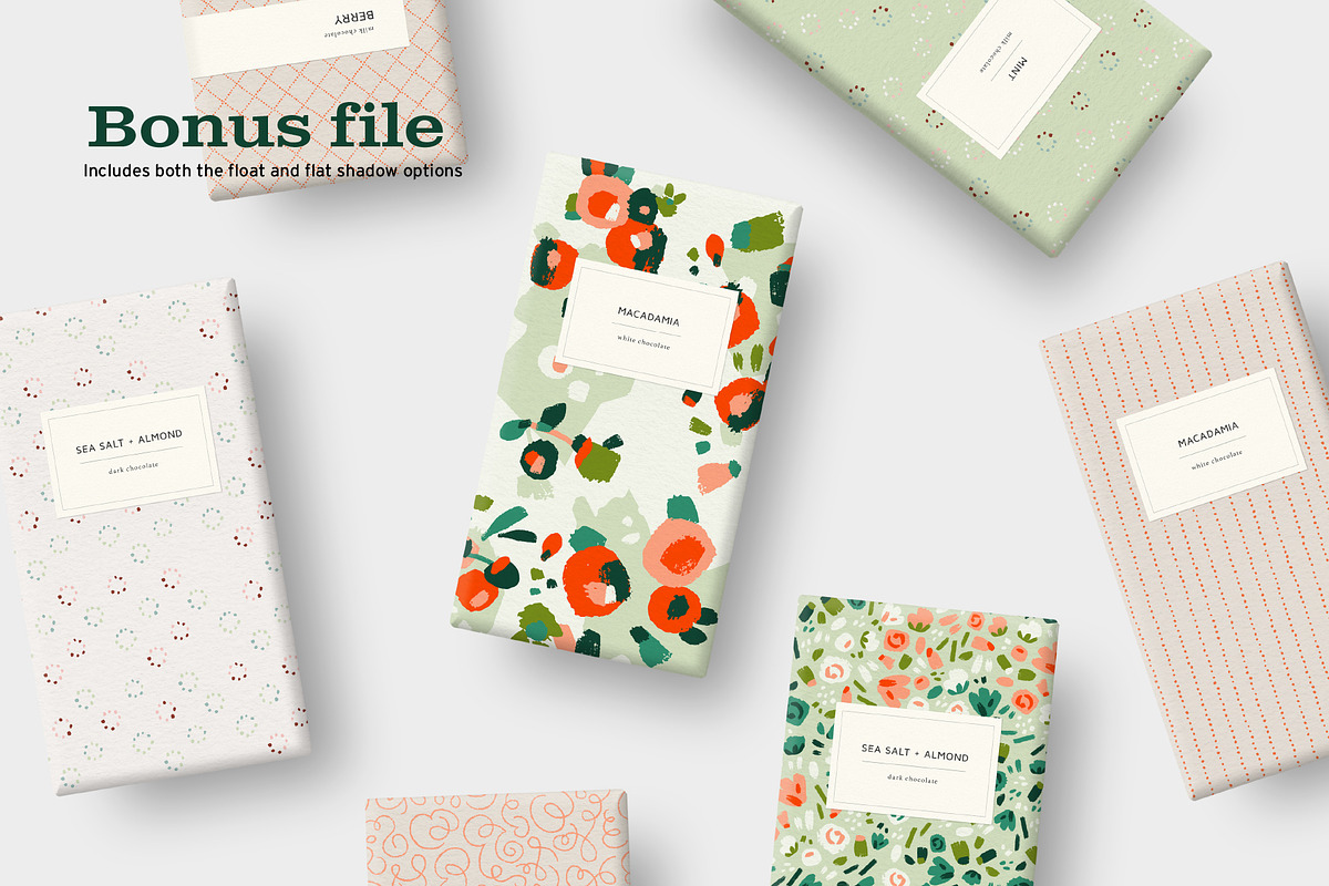 Chocolate Bars Mockup, a Packaging Mockup by Field Office (Photo 6 of 8)