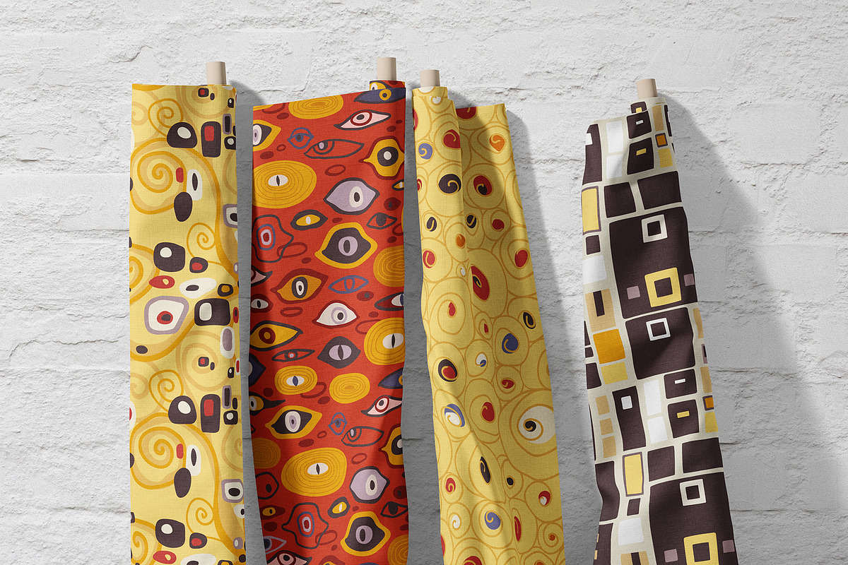 Klimt inspired patterns collection, a Pattern Graphic by My Space Garden (Photo 2 of 13)