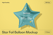 Star Shape Balloon Mockup, a Mockup by Mockupdaddy (Thumbnail 3 of 3)