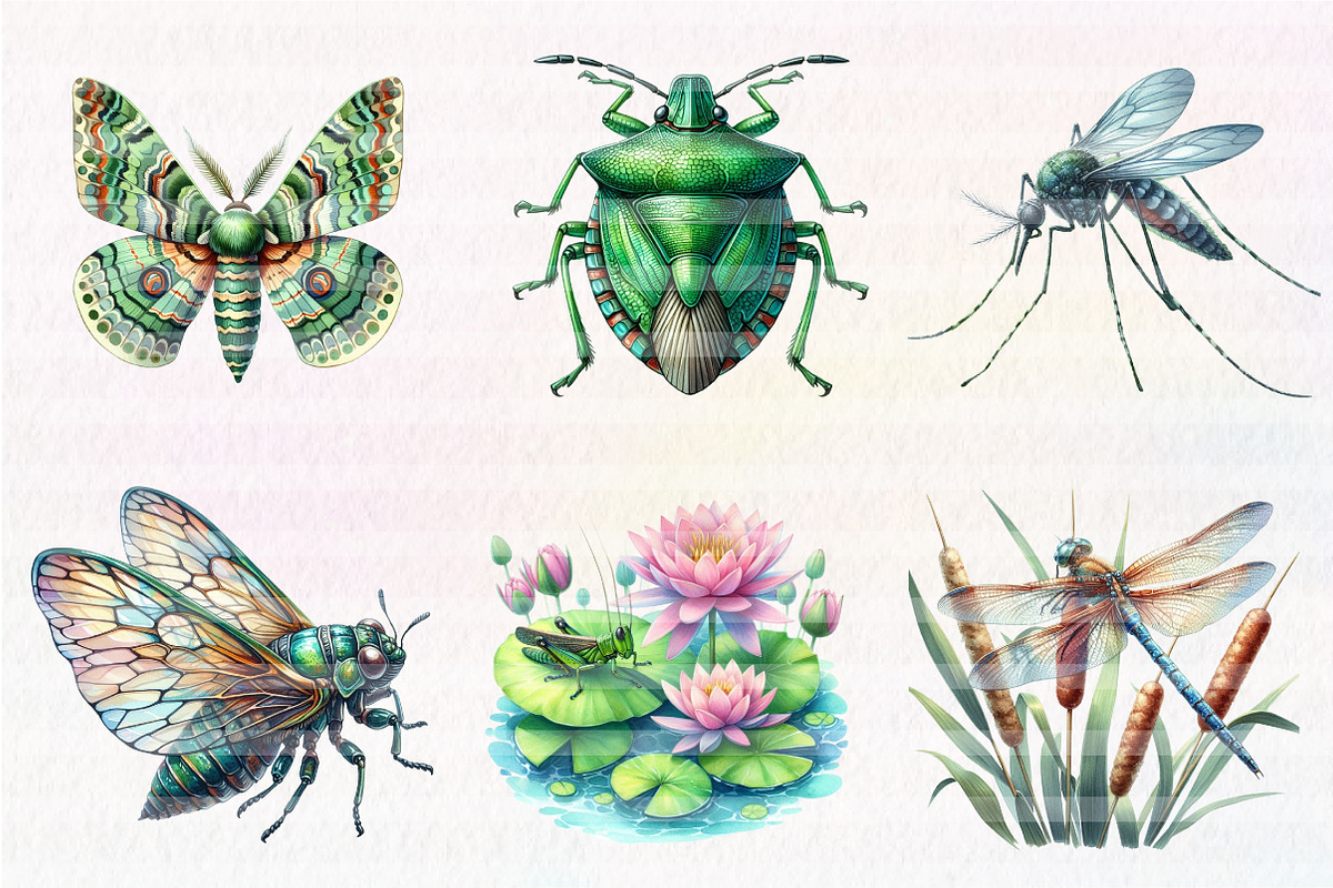 Bug And Insects Clipart, an Illustration by CreationArt (Photo 2 of 5)