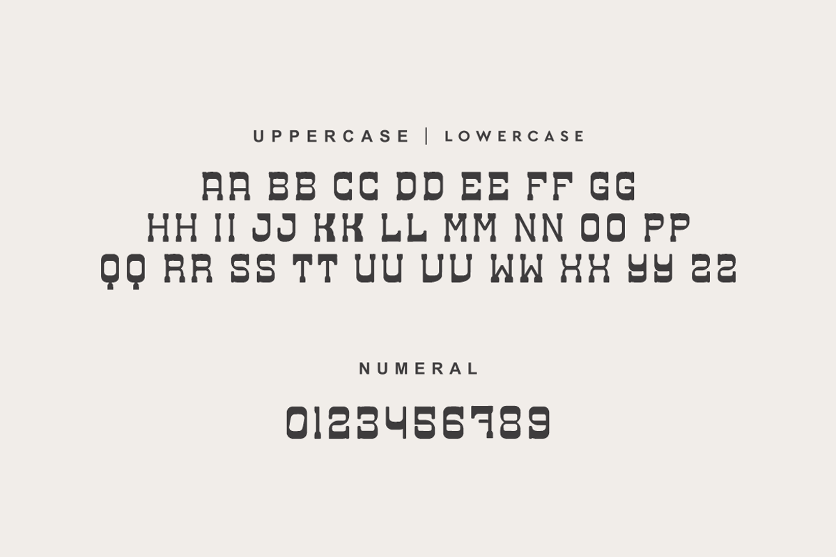 Garphel - Typewriter Slab Font, a Slab Serif Font by QR Design Studio (Photo 5 of 9)