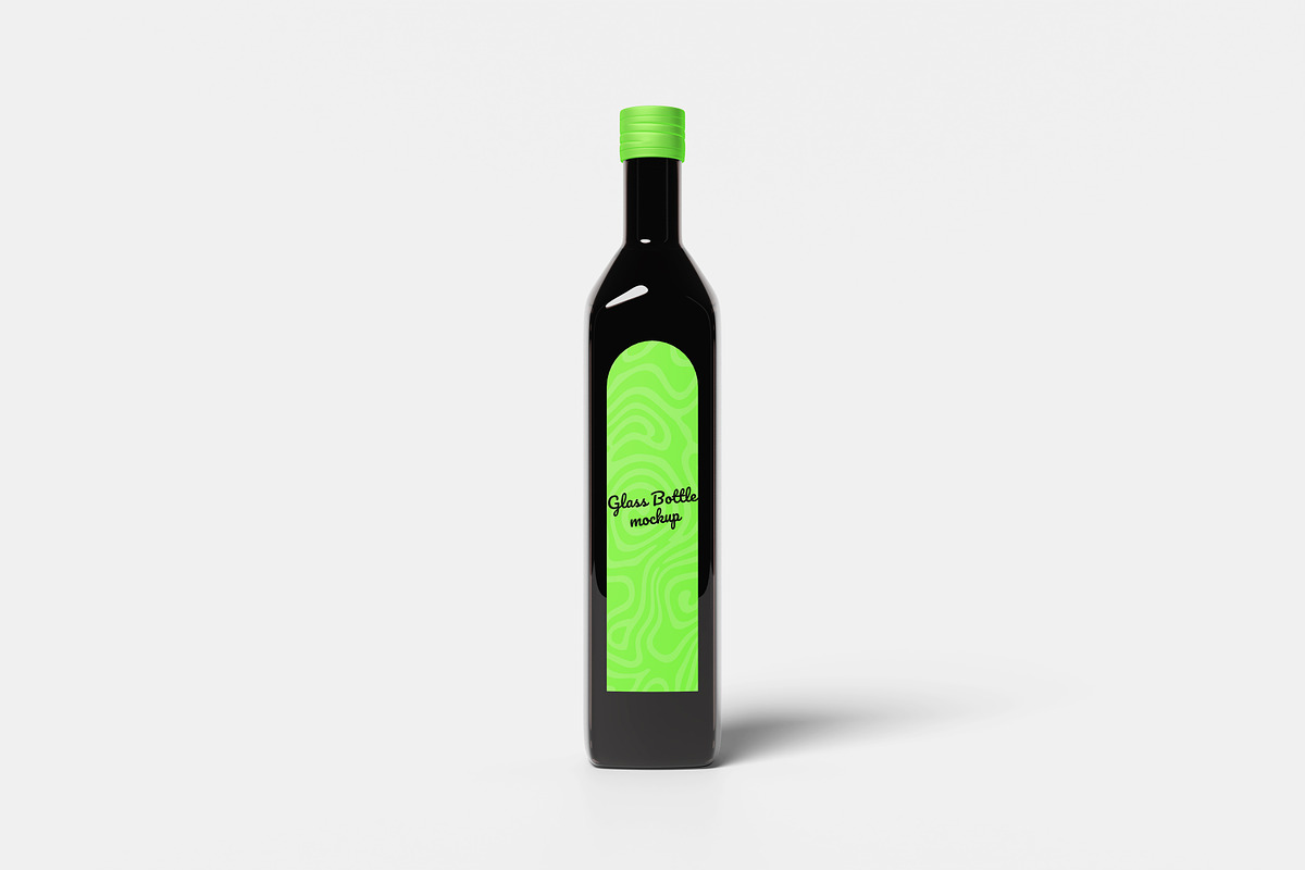 Glass Bottle Mockup, a Packaging Mockup by Hazzpro_Std (Photo 5 of 5)