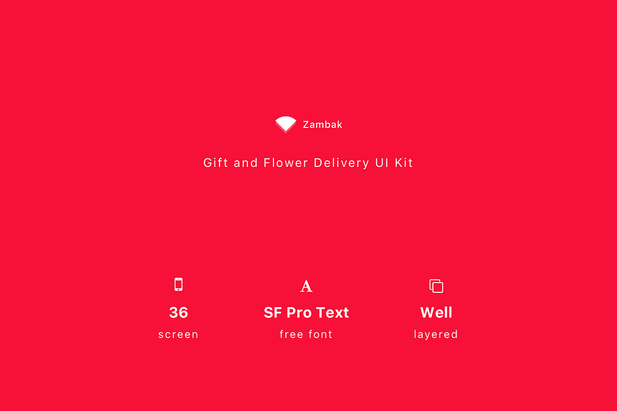 Zambak - Gift and Flower App UI Kit, an App Template by Betush (Photo 6 of 6)
