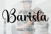 Barista, a Handwritten Font by InermediaSTUDIO (Thumbnail 1 of 8)