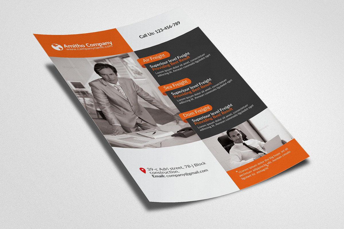 Business Industry Flyer Template, a Flyer Template by Business Flyers