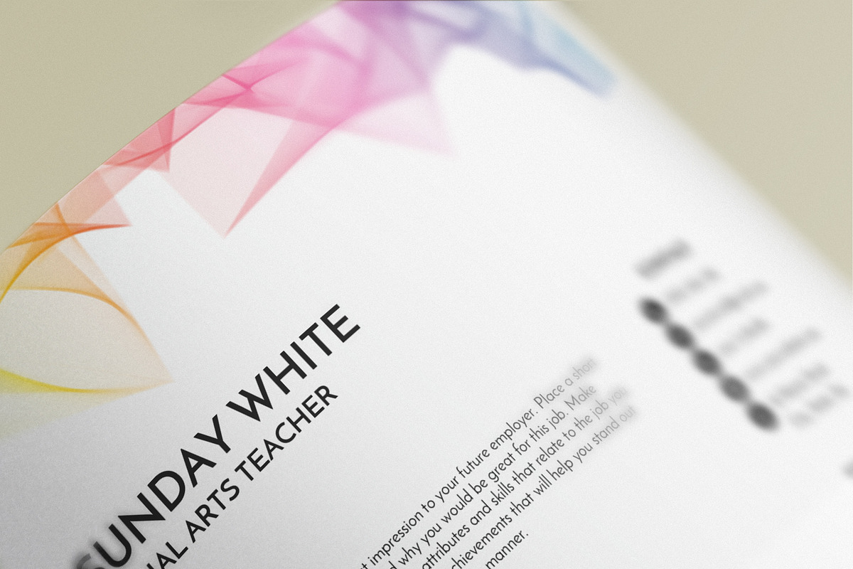 resume template word creative, a Resume Template by PinkJellyfish (Photo 3 of 7)