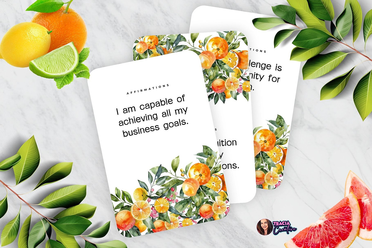 40 Affirmations for Small Business, a Stationery Template by Tracia Creative (Photo 5 of 6)