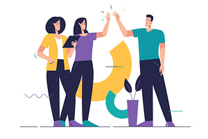 Flat style outline vector