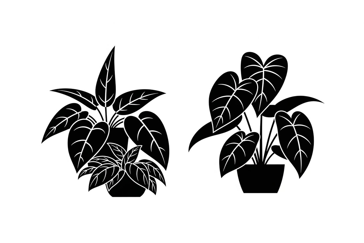 Minimal Botanical Leaf Silhouette Bu, an Illustration by Creativeshirt (Photo 4 of 51)
