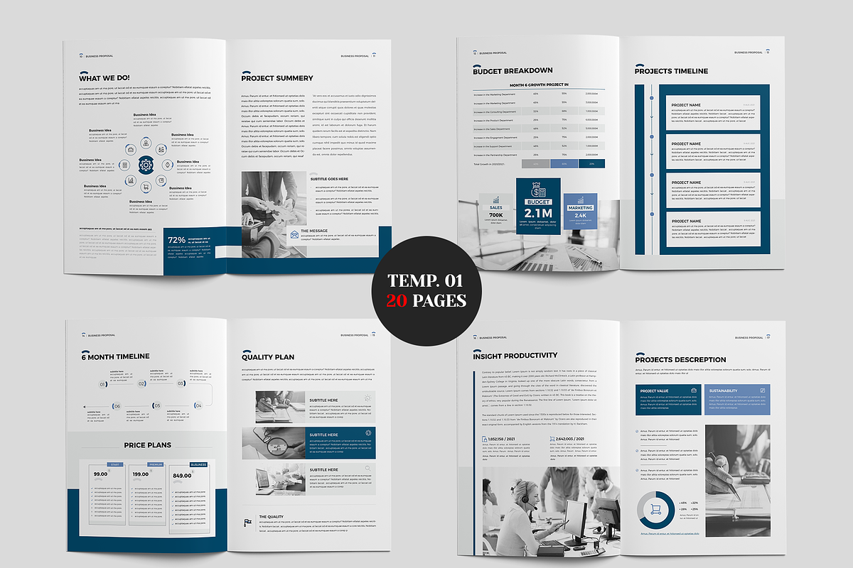 Brochure Bundle, Canva, Word, PPT, a Brochure Template by Template Zone (Photo 2 of 24)