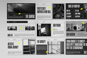 CANVAS Urban Keynote Template, a Presentation Template by Portocraft