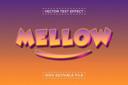 3D Editable Vector Style Text Effect