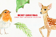 Merry Christmas Illustration, an Illustration by Corner Croft (Thumbnail 5 of 5)
