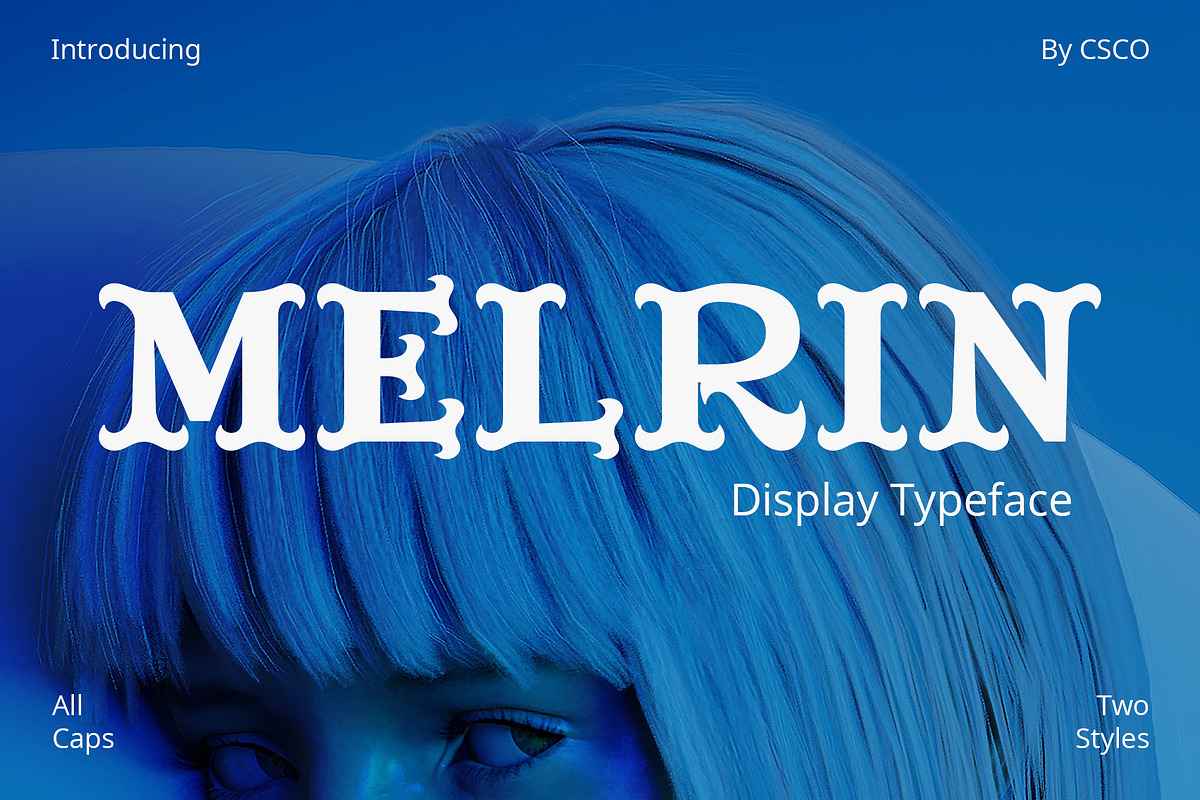 Melrin – Display Typeface, a Serif Font by Craft Supply Co. (Photo 1 of 8)