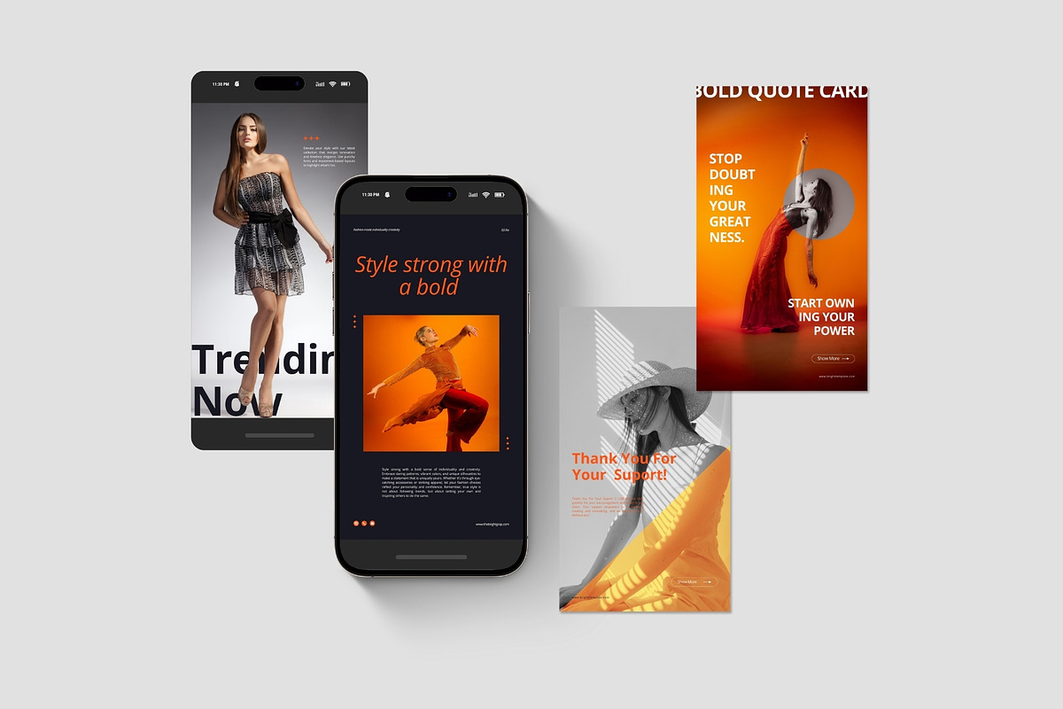50 Animated Instagram Stories Canva, a Social Media Template by TheBrightGrap (Photo 9 of 10)