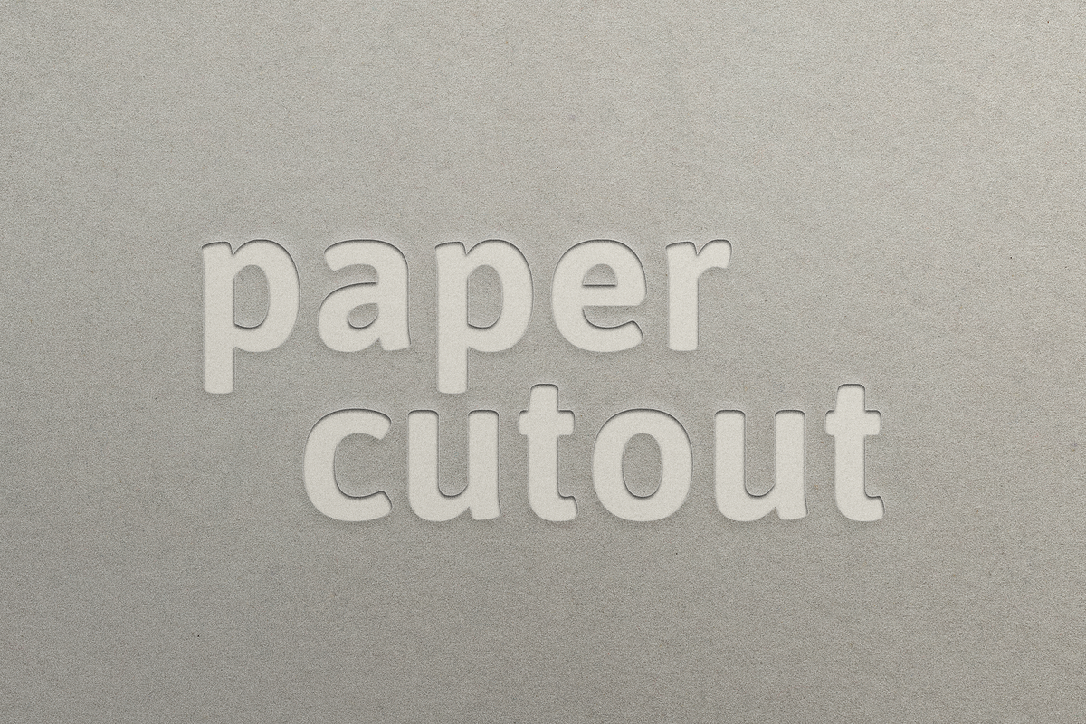 Paper Cutout Text Effect, an Action Add-On by MarkSupply (Photo 1 of 4)