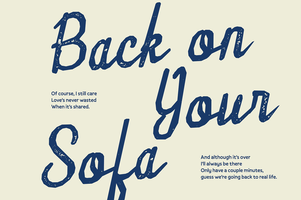 CS Royce Stamp, a Script Font by Craft Supply Co. (Photo 2 of 8)