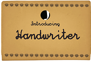 Hand Writer Retro Font, a Serif Font by Jadugar Design Studio (Thumbnail 1 of 8)