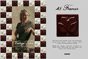 Vintage Tiles: Frames, Backgrounds, an Object Graphic by Purple (Thumbnail 3 of 12)
