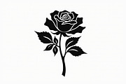 Rose Black Silhouette Decorative, an Illustration by Amazin_art (Thumbnail 11 of 31)