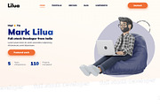 Lilua - Portfolio Html Template, a HTML Template by SLICEmyPAGE (Thumbnail 3 of 12)
