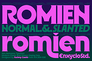 Romien — Bold Modern Classic Font, a Serif Font by Enxyclo Studio (Thumbnail 1 of 16)