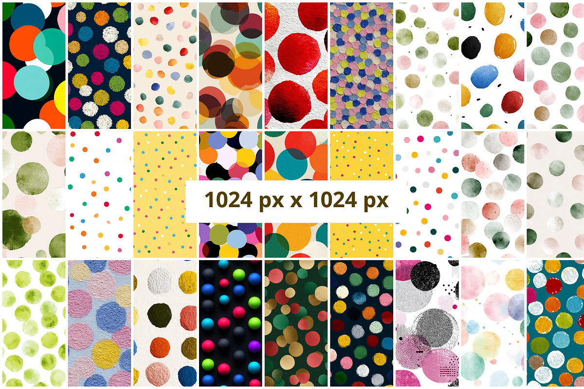 160 Polka Dots Seamless Patterns, a Pattern Graphic by mkStudioLab (Photo 4 of 7)