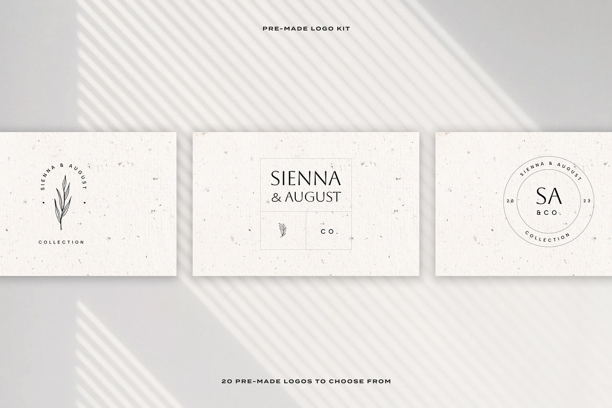 Minimalist Logo Pack for Designers, a Branding & Logo Template by Squarebase Templates (Photo 2 of 7)