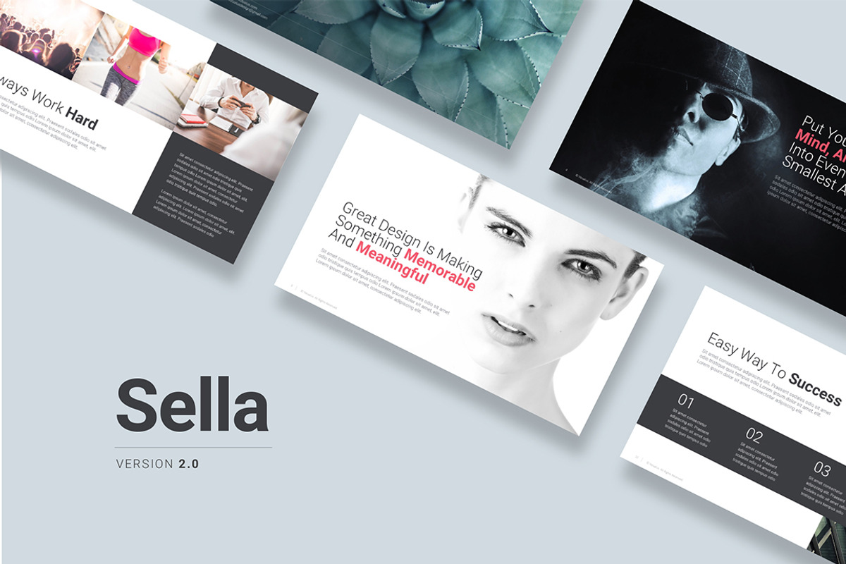 Sella 2.0 Powerpoint Template, a Presentation Template by Vizualus (Photo 1 of 6)