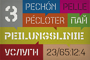 Teco Sans Stencil Regular, a Sans Serif Font by Gaslight (Thumbnail 5 of 5)