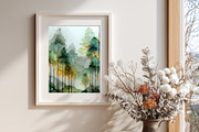Watercolor Forest Illustration, a Decorative Illustration by Housui Patterns (Thumbnail 7 of 12)