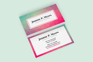 Business Card Template - POLYGON 01