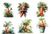 Easter spring carrot clipart, an Illustration by Designworld (Thumbnail 4 of 5)