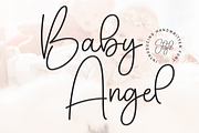 Baby Angel | Script Font, a Handwritten Font by Scratchones (Thumbnail 1 of 8)