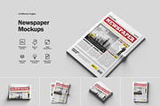 Newspaper Mockups, an Advertising Mockup by artimasa (Thumbnail 1 of 6)