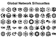 Global Network Silhouettes, a Graphic by hafijul (Thumbnail 1 of 14)