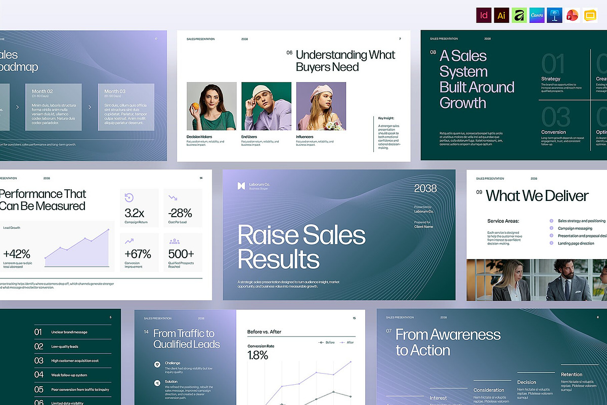 Sales Presentation Template, a Presentation Template by BrandPacks (Photo 1 of 7)