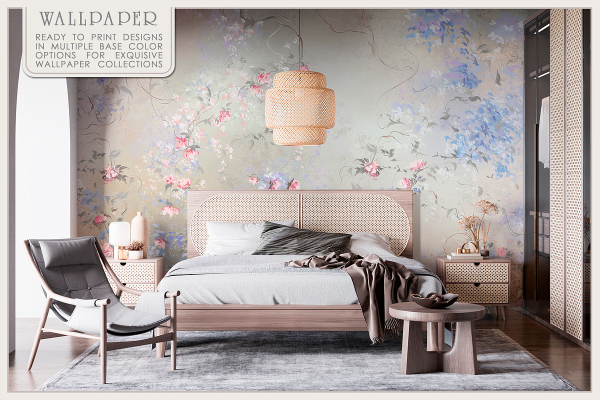 Fresco collection Romantic garden, a Wallpaper Graphic by Natalia0307 (Photo 6 of 17)
