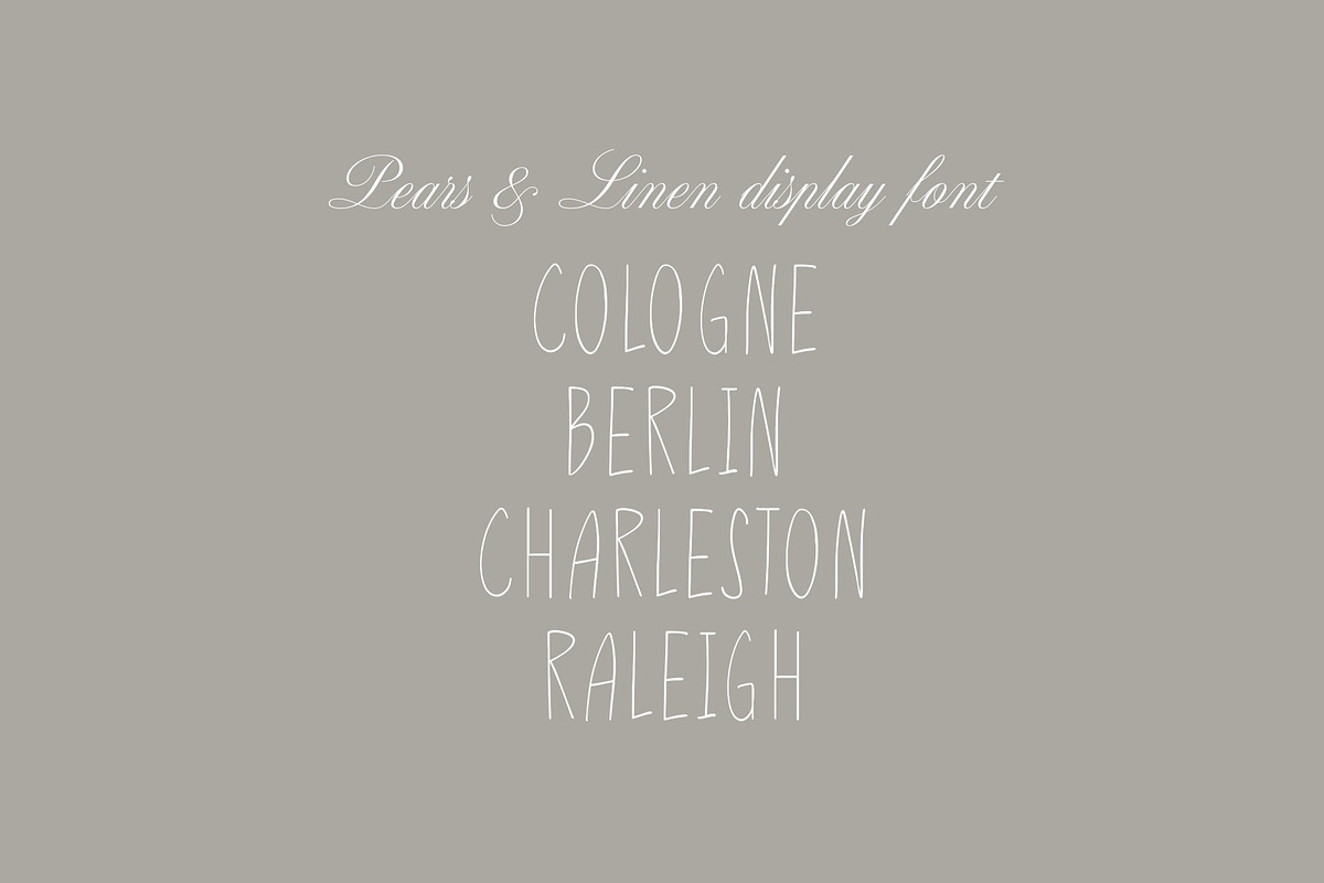 Pears & Linen | Handwritten Font, a Handwritten Font by Sylt Type (Photo 3 of 4)