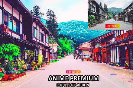 Anime Premium Photoshop Action
